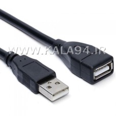 کابل 3 متر USB افزایشی مارک GOLD OSCAR / ضخیم و مقاوم / دارای شیلد و نویزگیر / تک پک شرکتی
